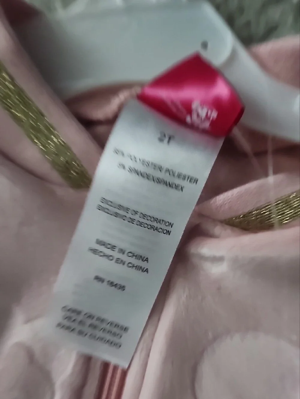 adidas Pink Girls Zip-Up Hoodie with Gold Trim
